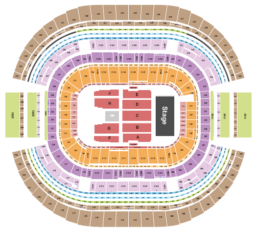 AT&T Stadium Julión Álvarez Seating Chart